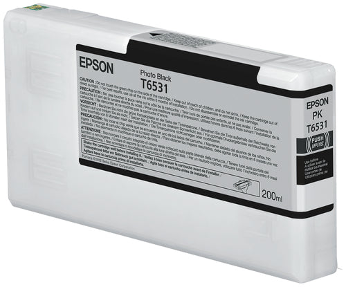 Epson T6531 Photo Black Ink Cartridge (200ml) Epson T6531 Photo Black Ink Cartridge (200ml)